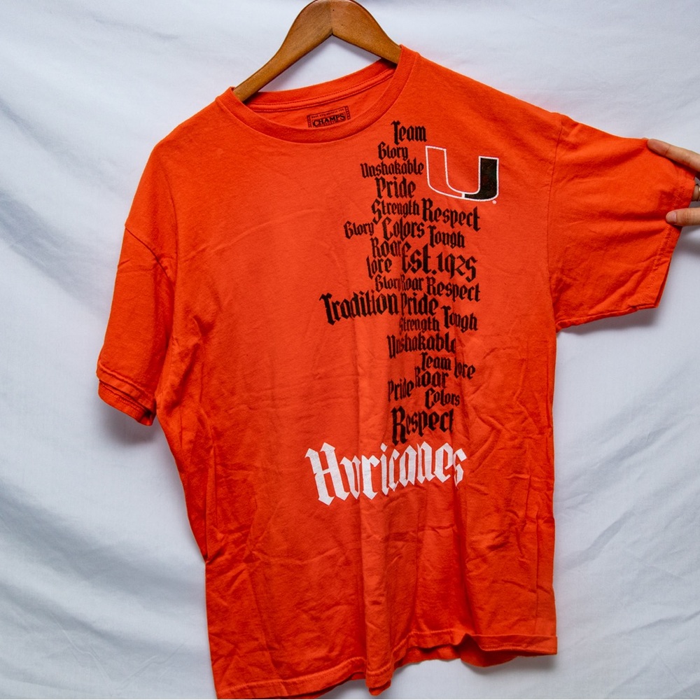 university of miami hurricanes tee